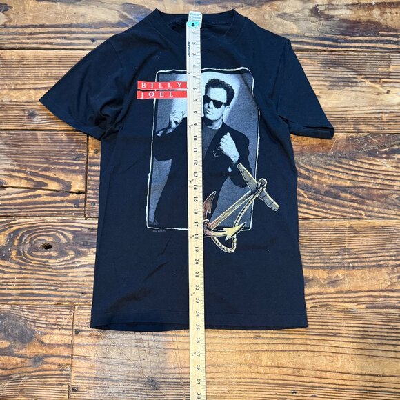 Vintage Single Stitch Billy Joel 1989 Storm Front Tour T-Shirt 2-Sided Size Med - Picture 4 of 8